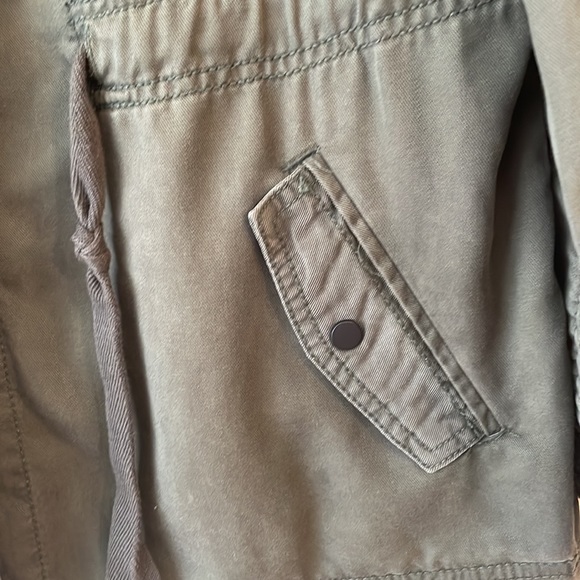 Loft button up drawstring army jacket -S Pettit - Picture 5 of 10